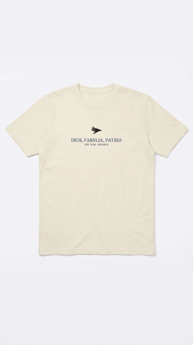 Camiseta Dios Familia y Patria