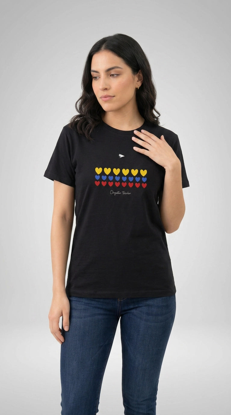 Camiseta orgullo tricolor