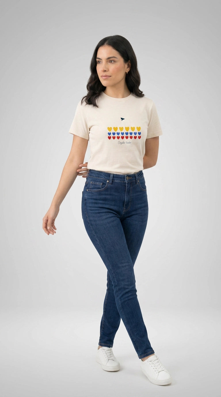 Camiseta orgullo tricolor