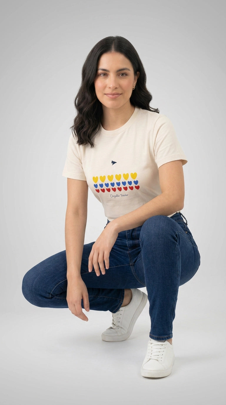 Camiseta orgullo tricolor
