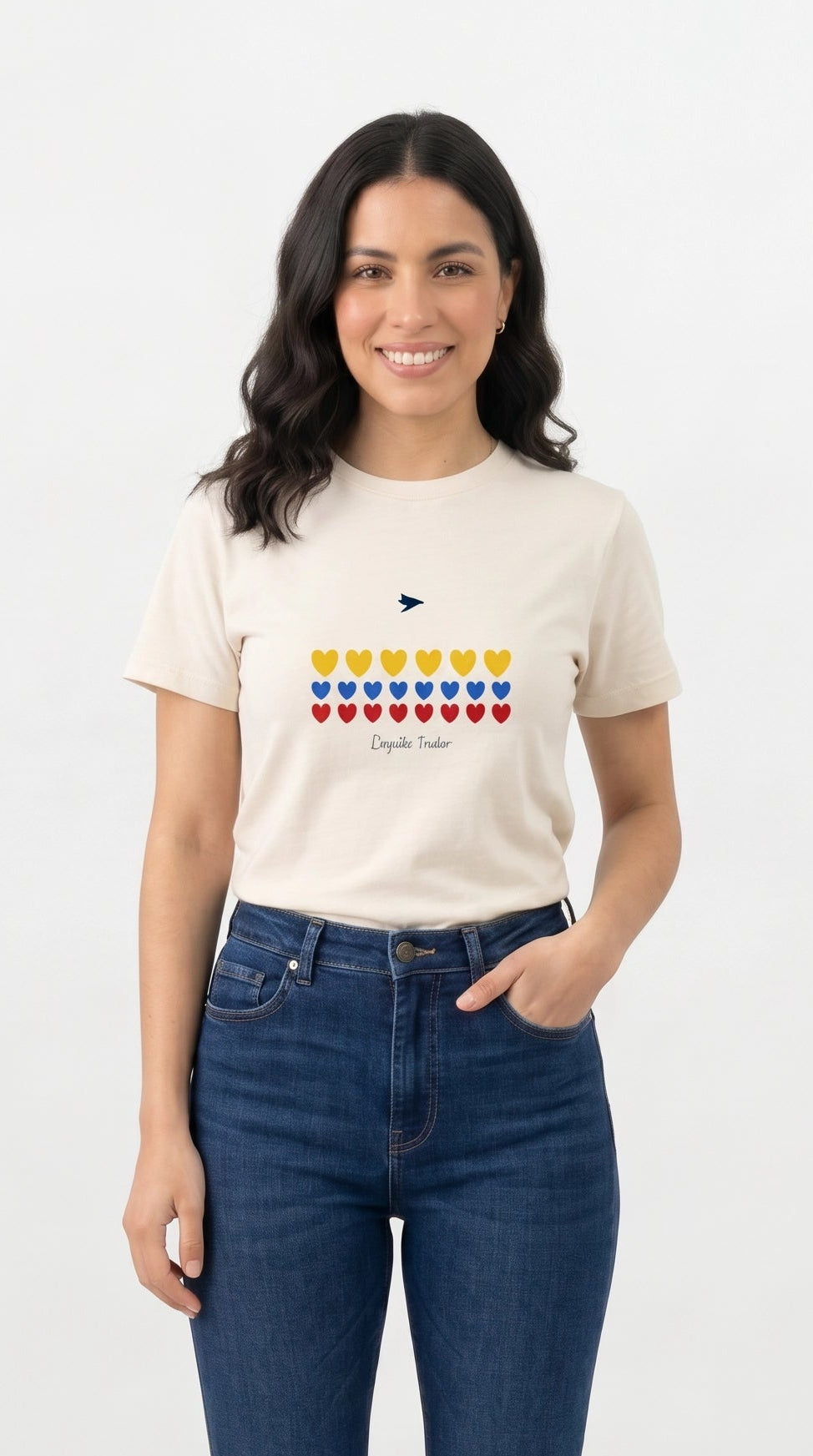 Camiseta orgullo tricolor
