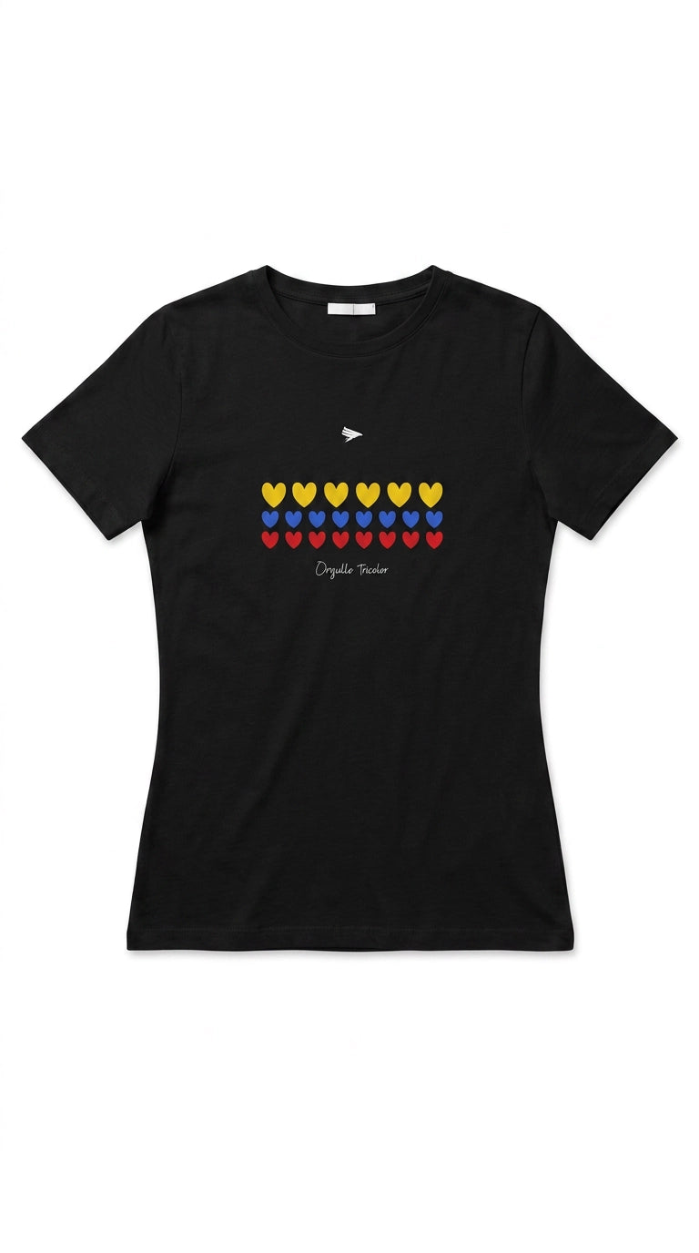 Camiseta orgullo tricolor