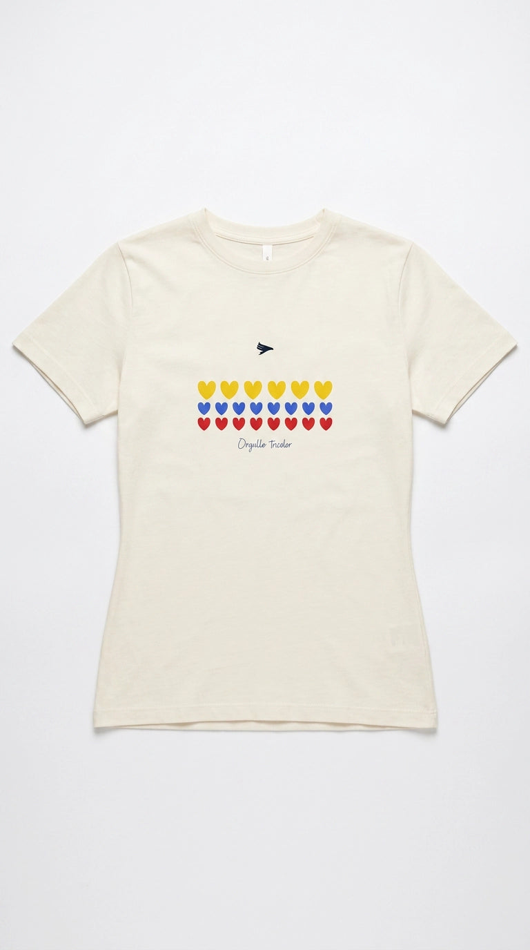 Camiseta orgullo tricolor