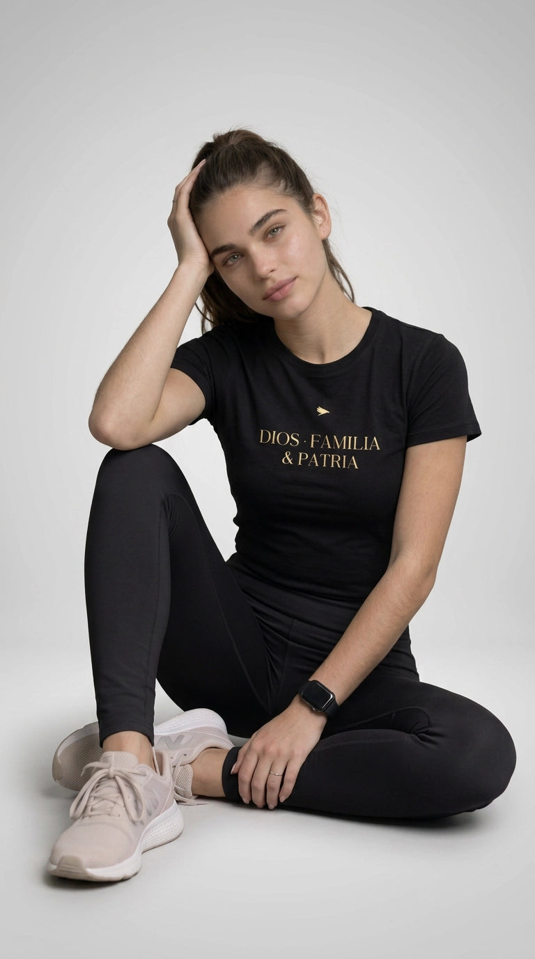 Camiseta Dios, familia y patria