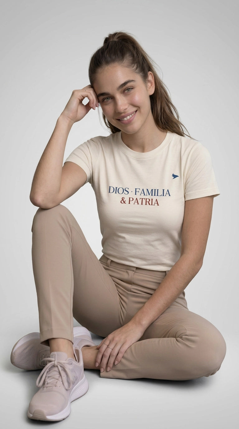 Camiseta Dios, familia y patria